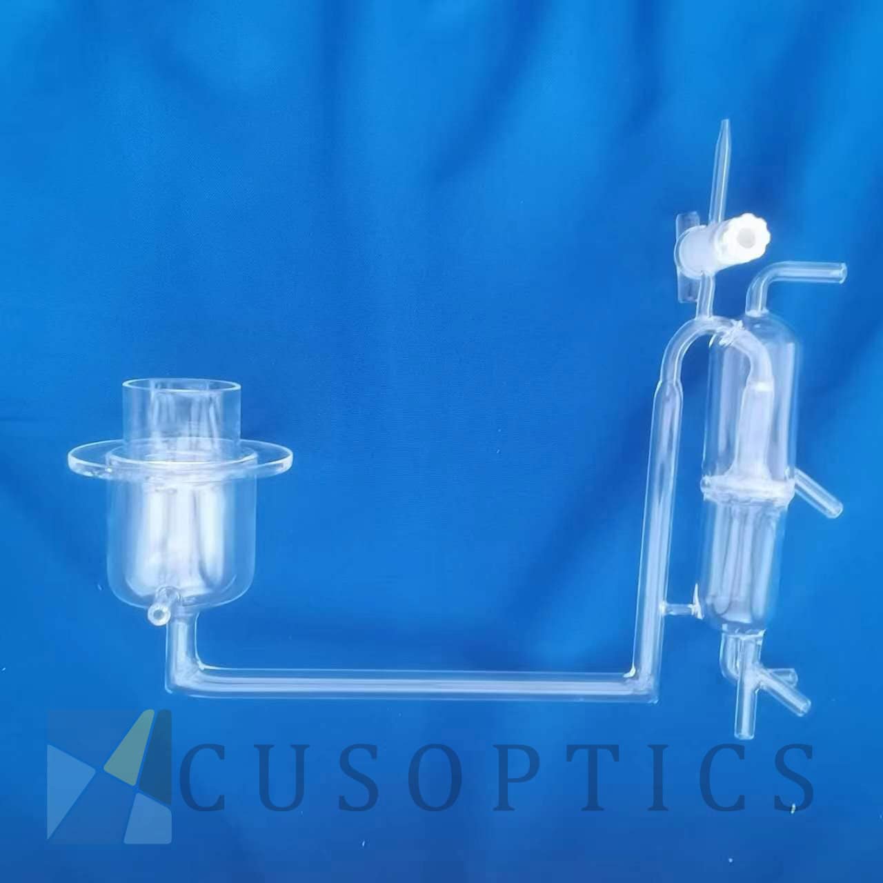 Quartz Glass Valve Components Custom Fabrication 3