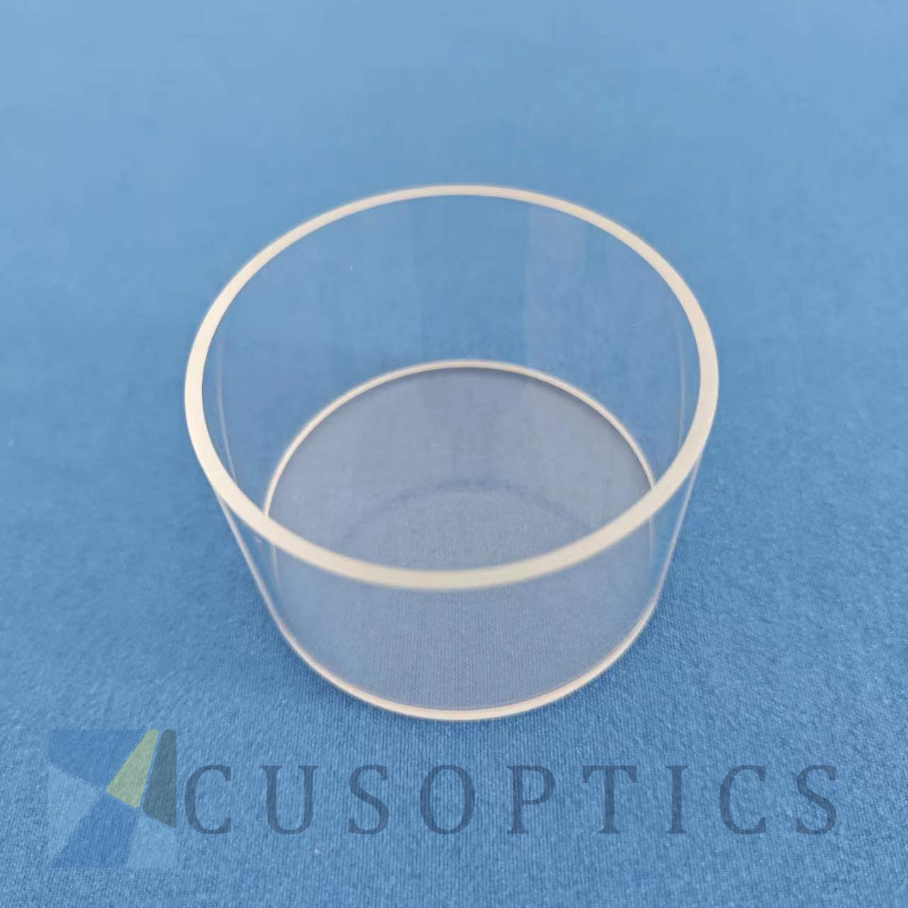 Quartz Optical Round Cuvette with High Temp. Glass Powder Fusion Welding 1