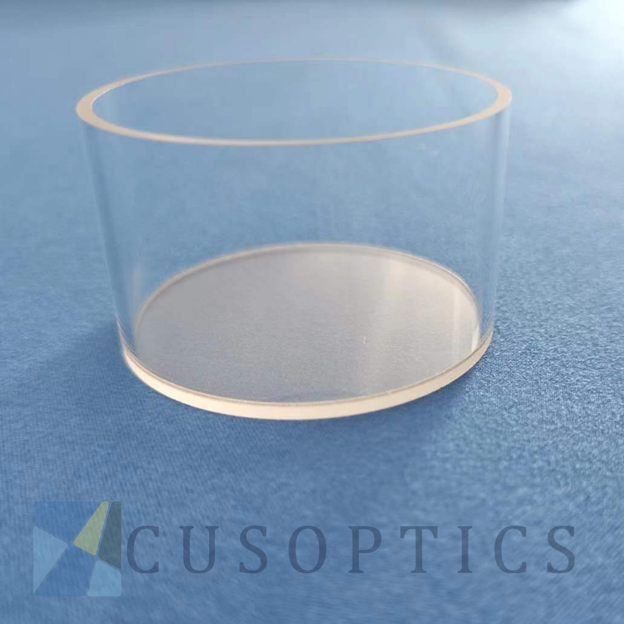 Quartz Optical Round Cuvette with High Temp. Glass Powder Fusion Welding 2