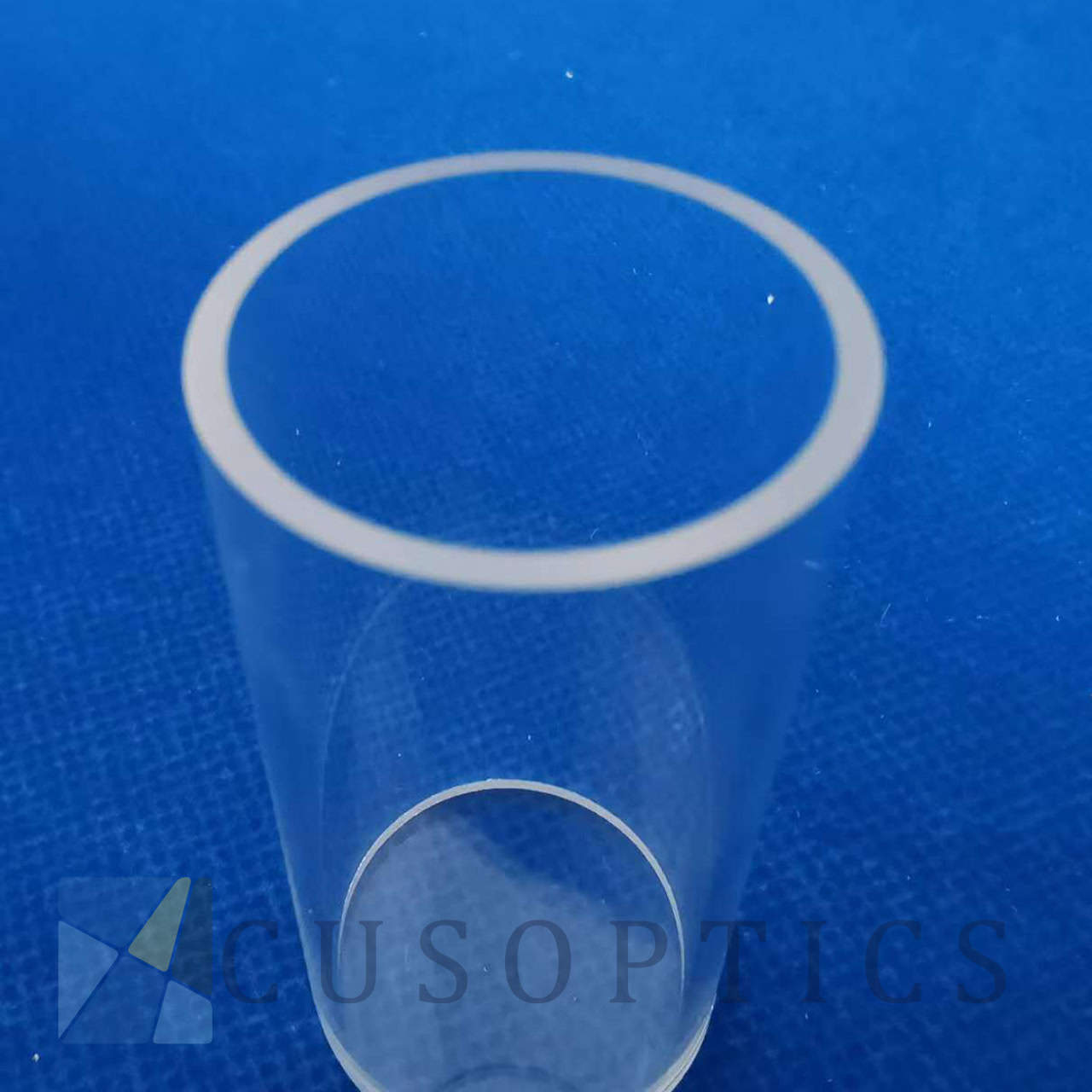 Optical Round Quartz Glass Cuvette Custom Fabrication 1