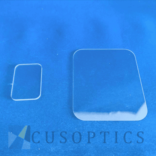 Custom Fabrication Round Corner Large-sized Sapphire Glass Plates 1