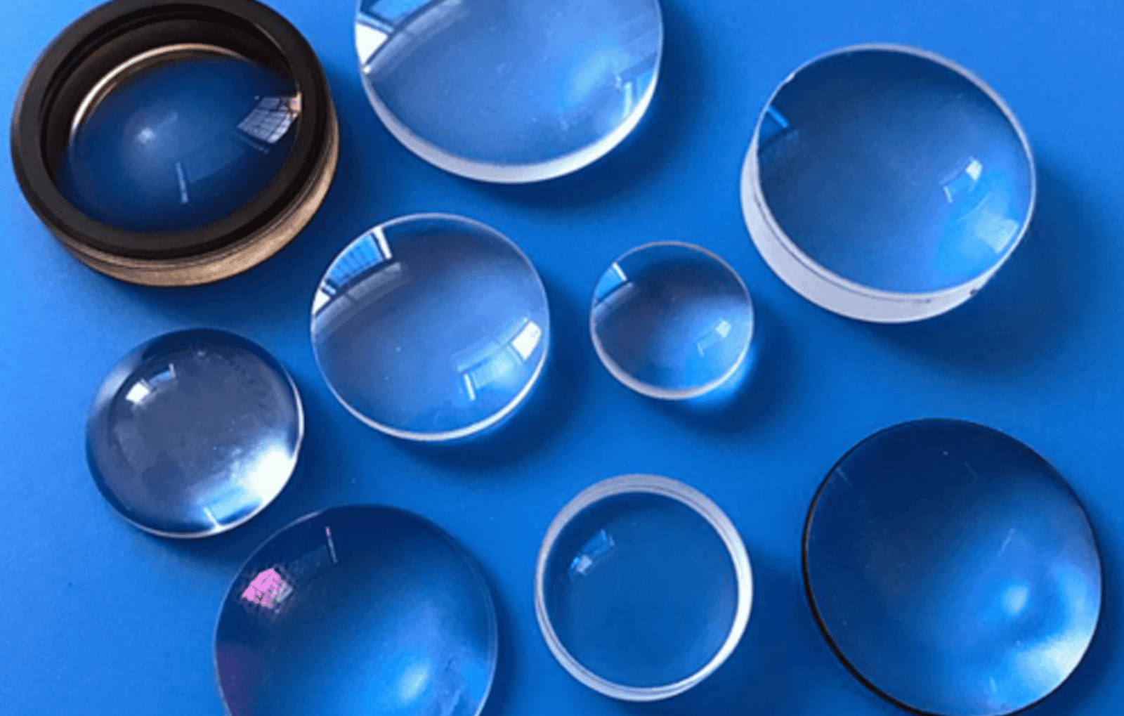 The processing of K9 optical glass prisms