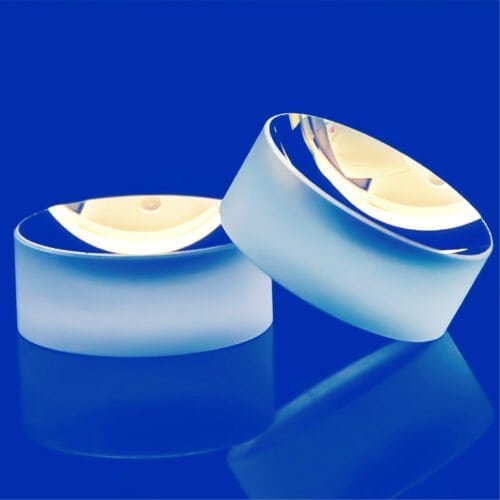 Custom Protected Plano-concave Lens with HR Gold Coating 2