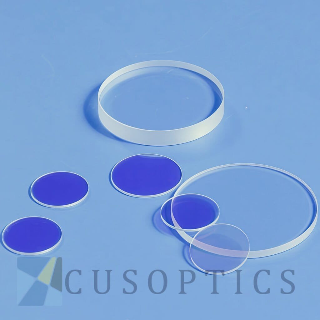 Custom AR Coated Quartz & Sapphire Window with Double-Sided Anti-Reflective Optical Windows for Laser & Imaging 1
